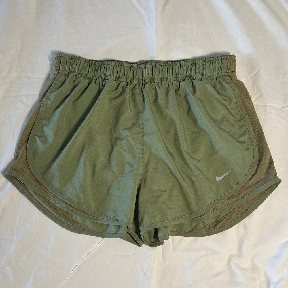Nike Women's Sage Green Athletic Shorts size Medium